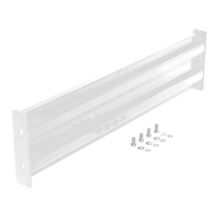 Vestil Bolt-On Style Guard Rail 4 Ft White GR-F2R-BO-4-WT